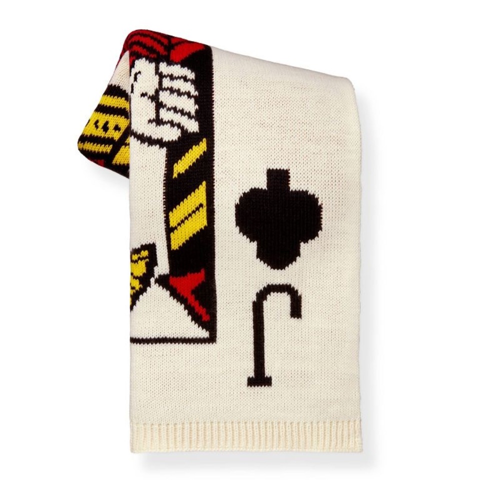 Jack of Clubs Print Throw Blanket - Rowing Blazers x Target